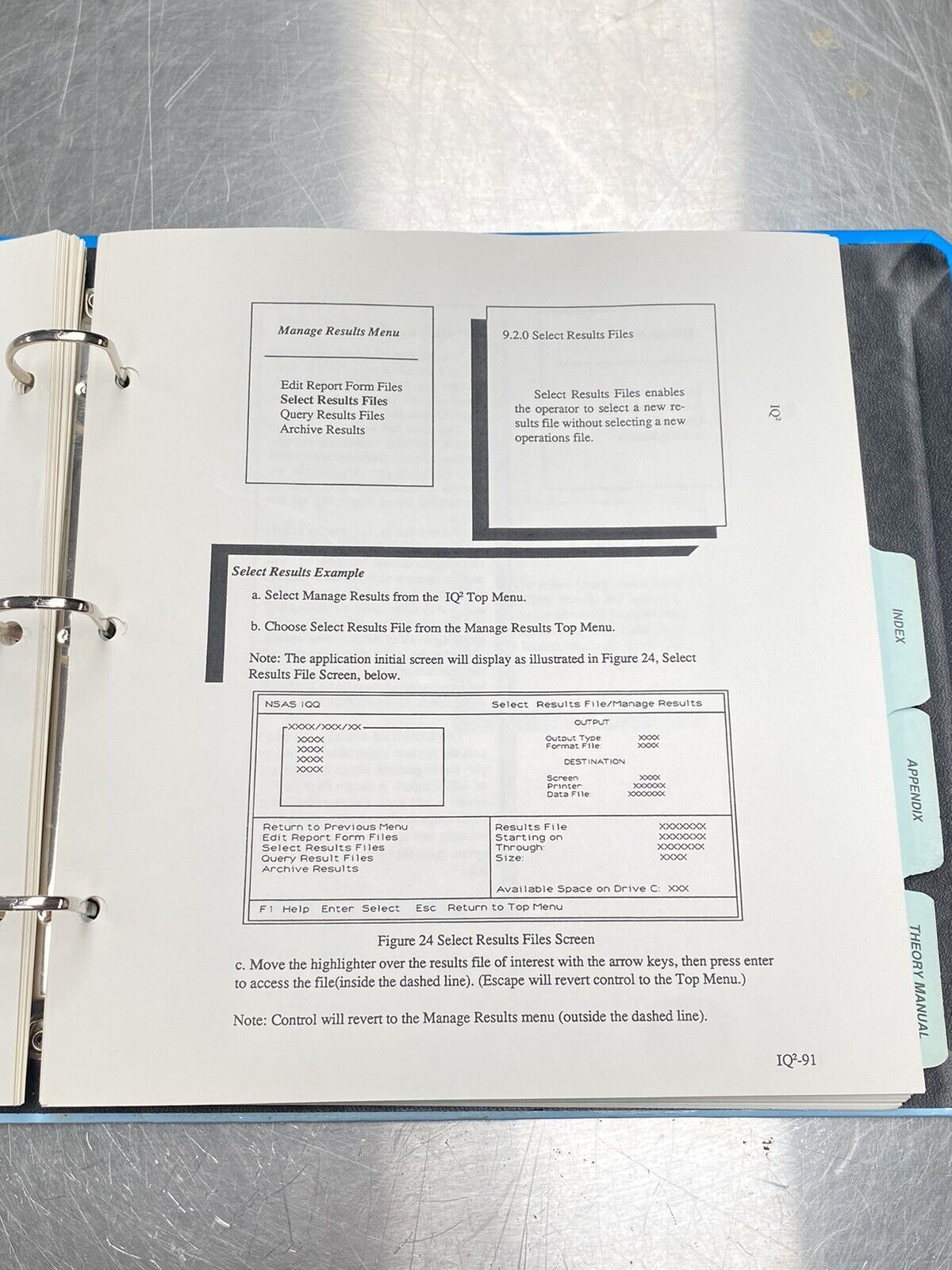 NIRS Systems IQ2 Chemometric Software - Manual / Users Guide