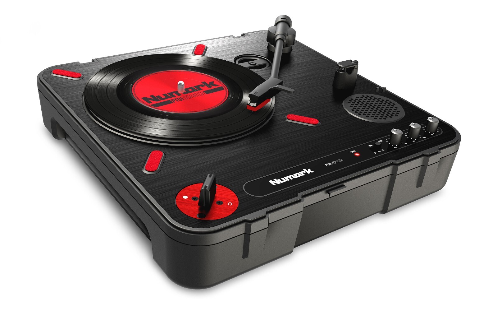 Numark PT01 Scratch Portable Turntable with DJ Scratch Switch - Store DEMO