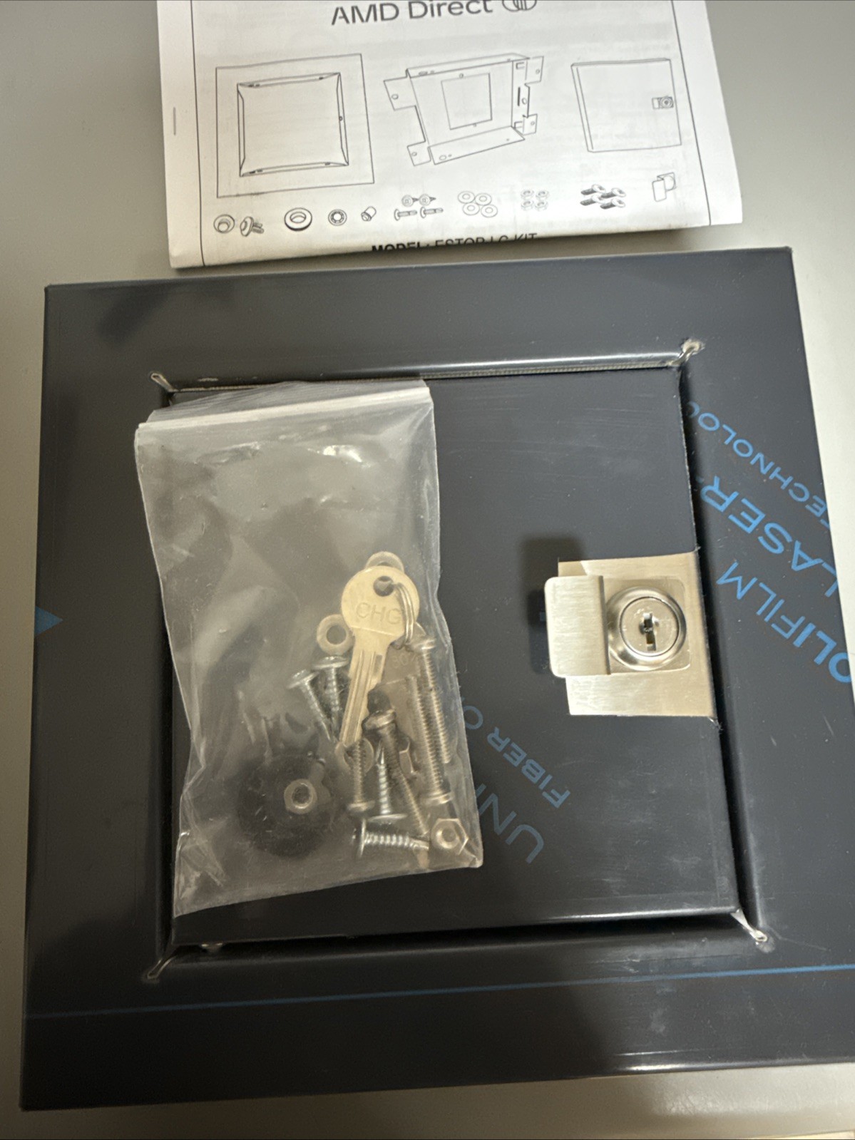 Firegear ESTOP-LC-KIT E-Stop Timer Locking Cabinet Kit Stainless Steel