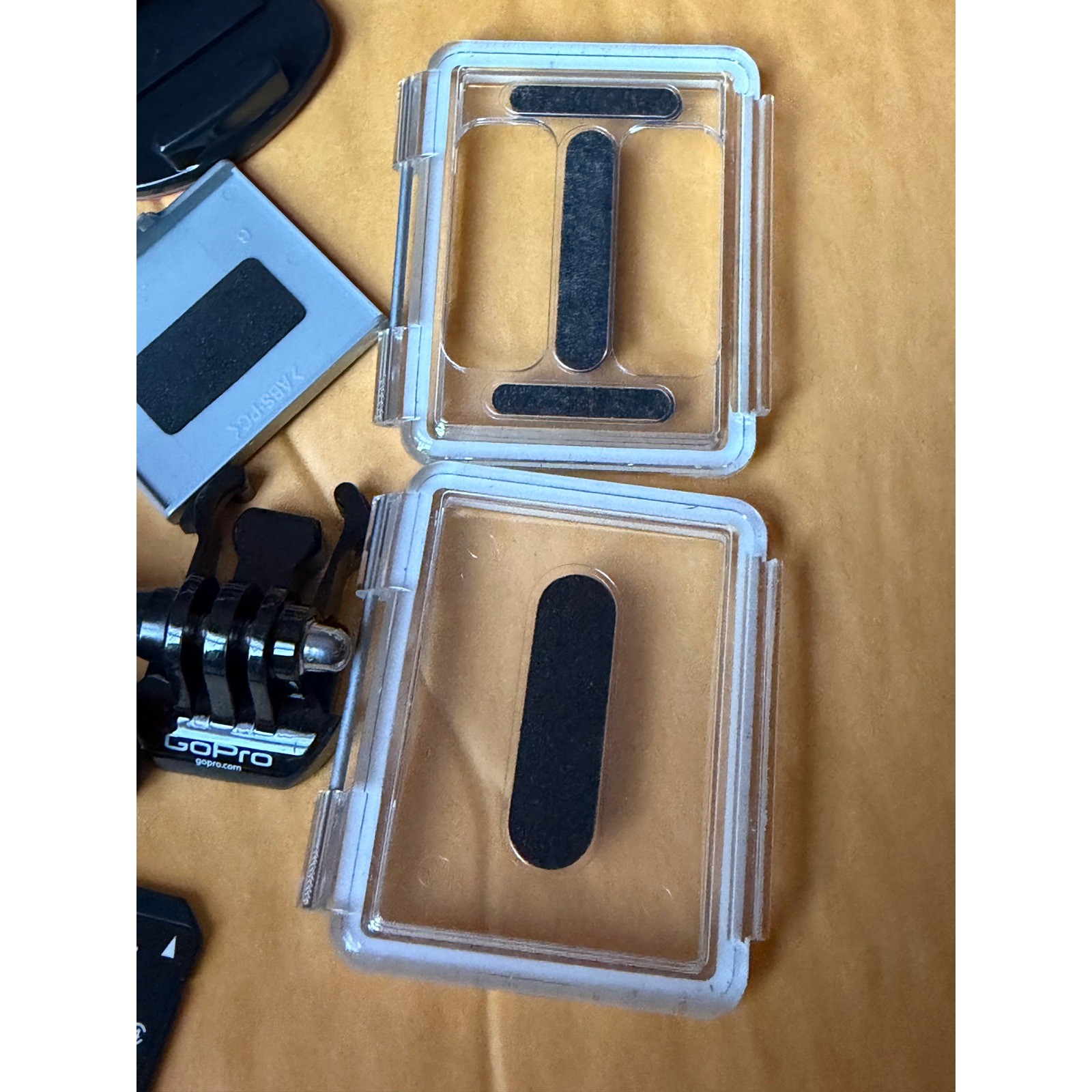 GoPro HD Hero 2 Accessory Bundle Battery 4GB SD Card Mounts Manual Backdoors