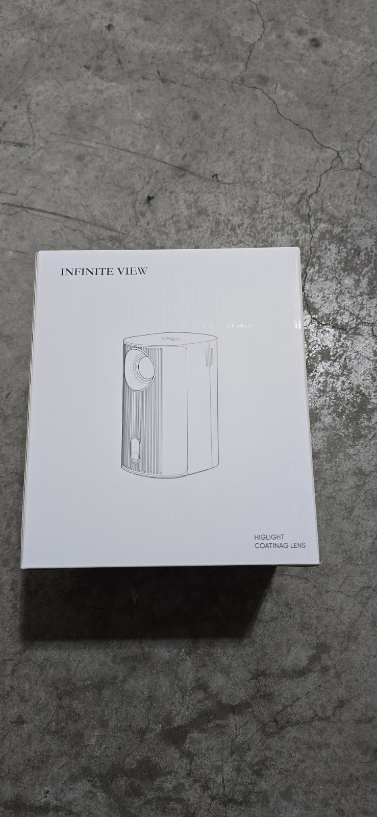 Open Box - Fearwiky Mini Projector with WiFi and Bluetooth, Portable Projector 4
