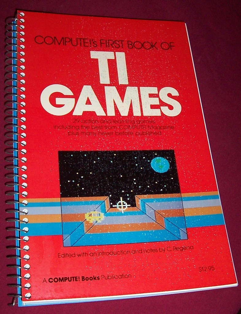 New TI-99/4A TI99 COMPUTE! First Book of TI GAMES Programs Manual