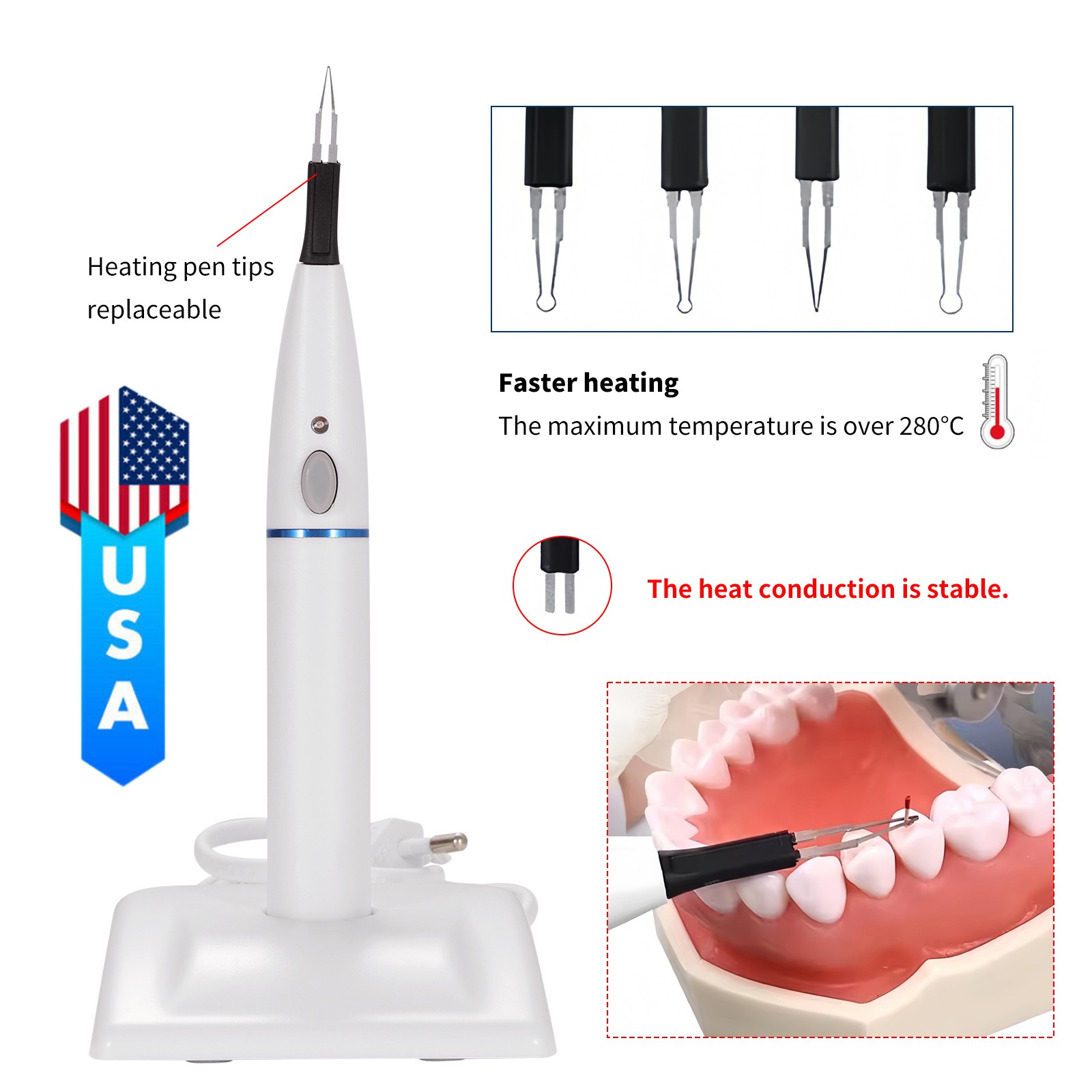 Dental Wireless Gutta Percha Obturation System Endo Tooth Gum Cutter