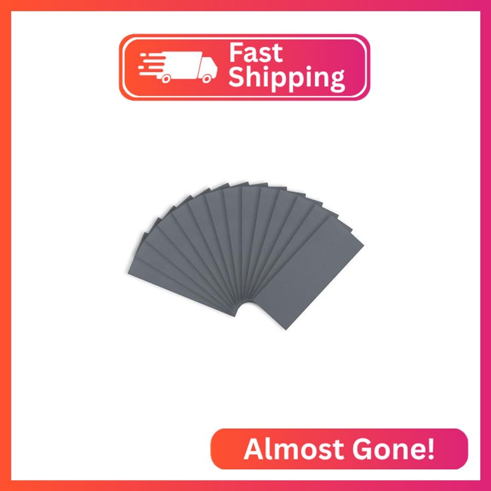 Shineboc Sandpaper 5000 Grit, Wet Dry Sand Paper 9 x 3.6 Inch