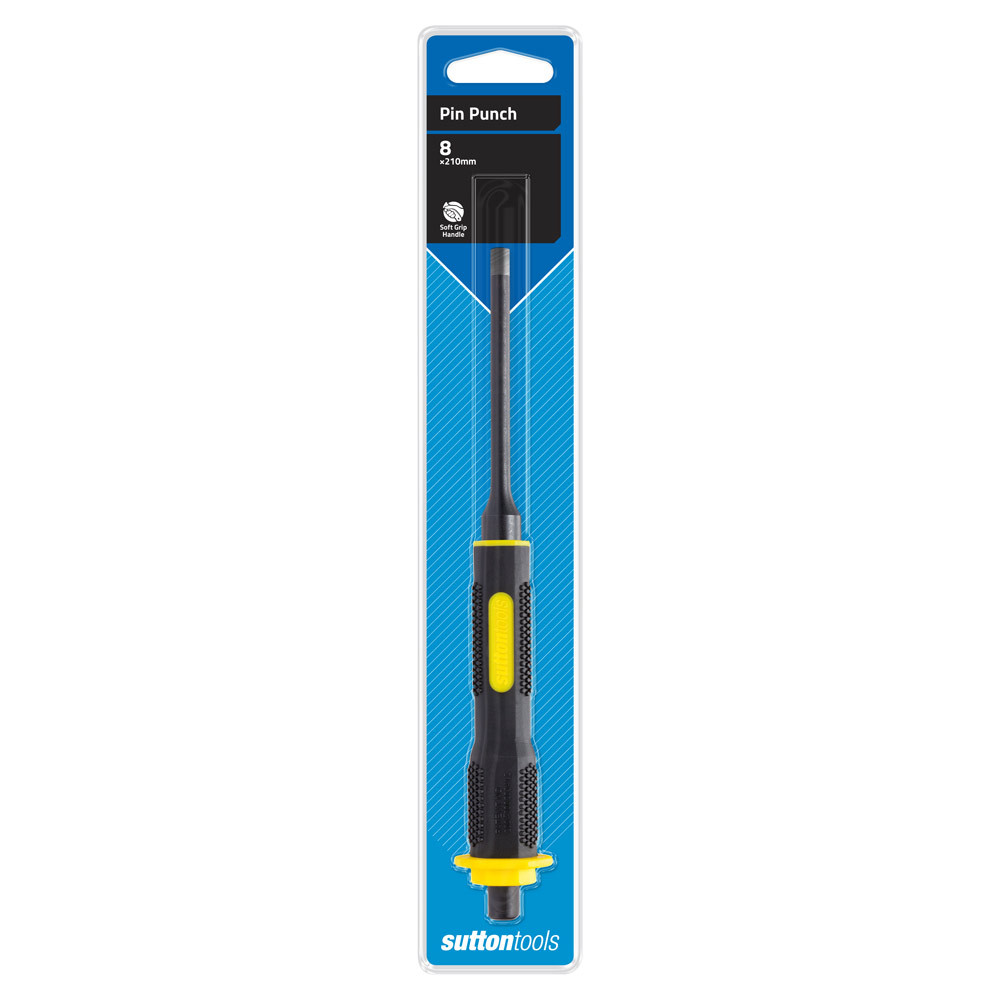 SUTTON TOOLS 6mm PIN PUNCH WITH SOFT GRIP HANDLE