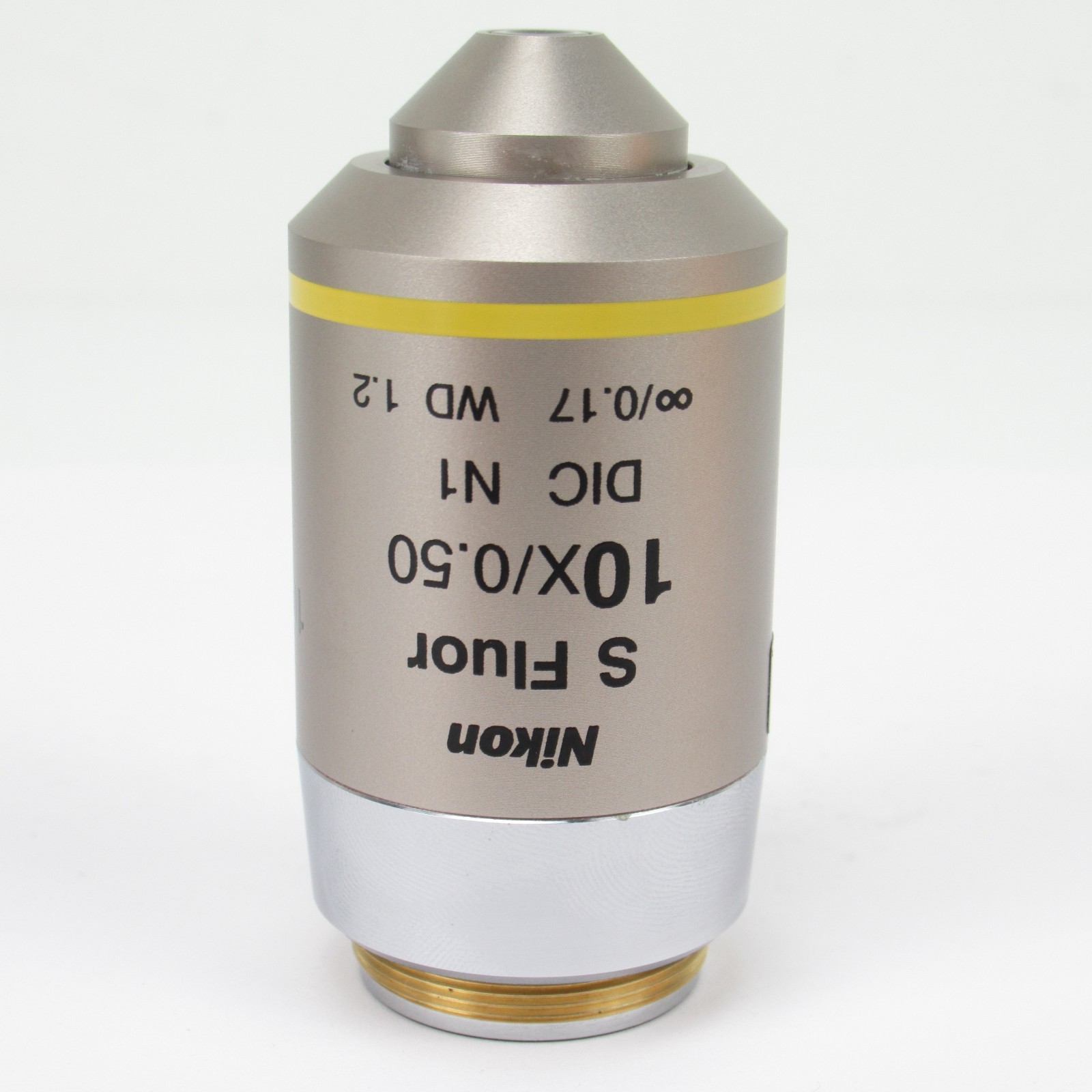 NIKON S SUPER FLUOR 10X/0.50 DIC N1 ECLIPSE MICROSCOPE OBJECTIVE LENS