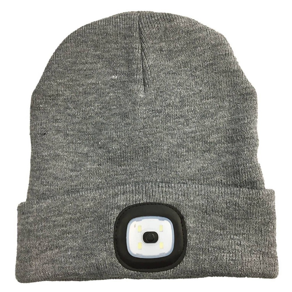 Adventure Is Out There Mens USB Rechargeable Beanie Headlamp
