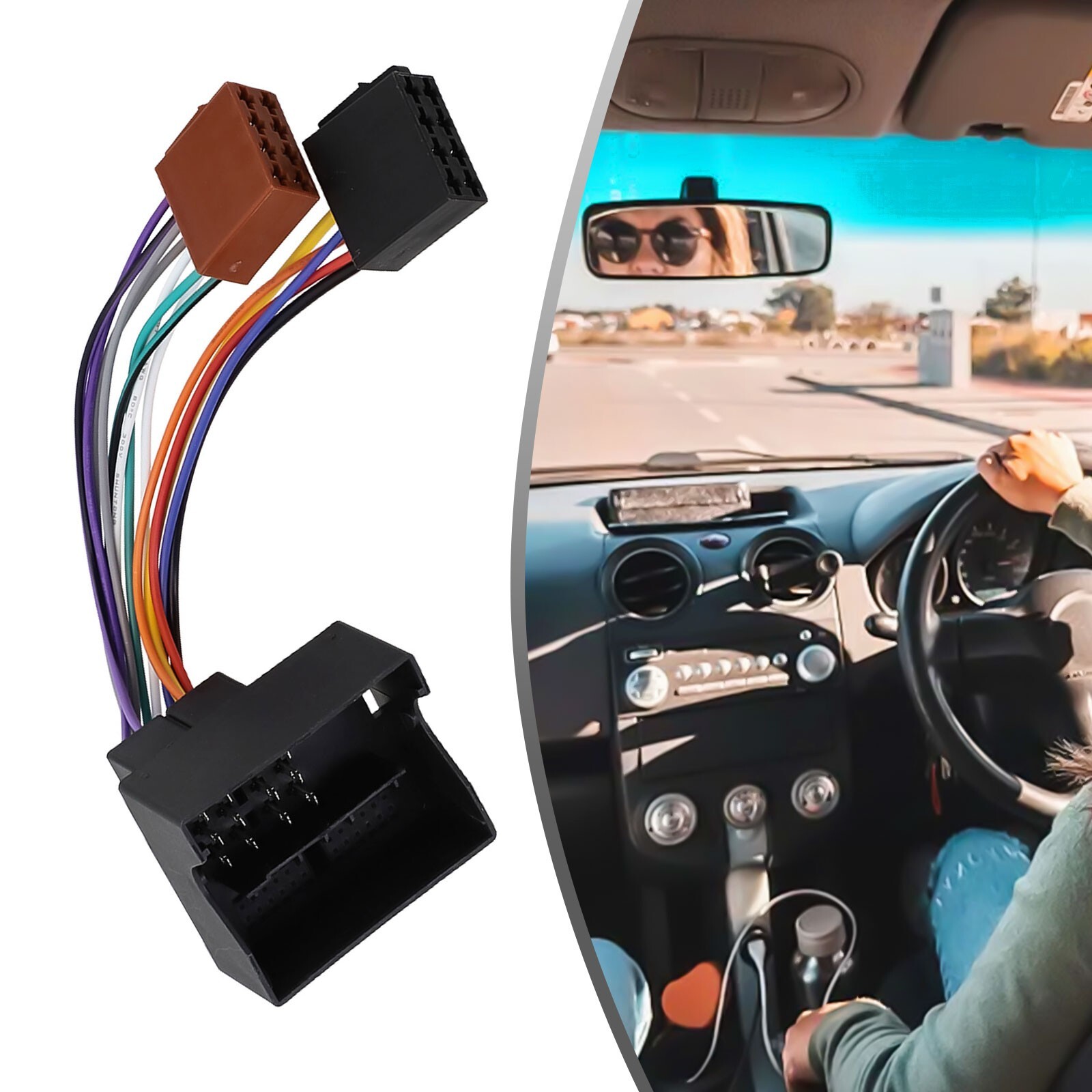 Quick Installation For Golf Car for iso Wiring Harness Adapter Cable