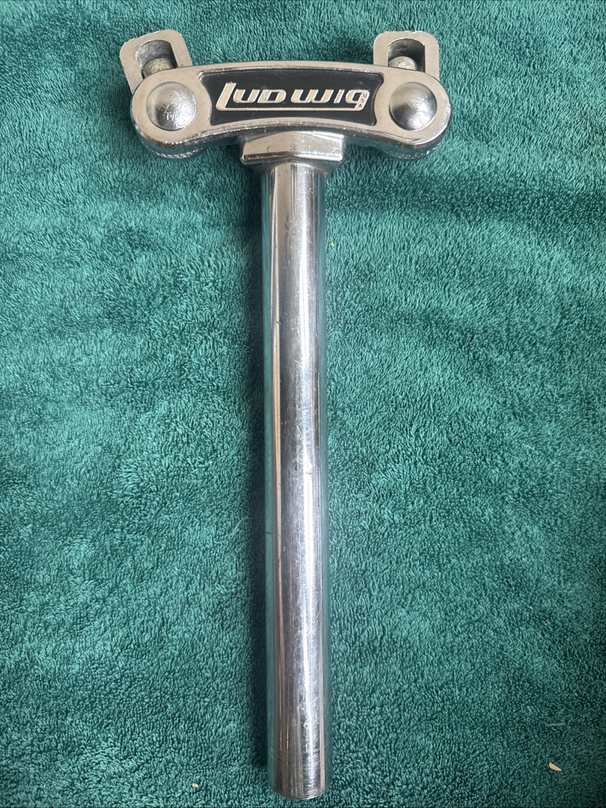 Ludwig 70s Double Tom Drum Holder Mount Post 9 1/2” x 1”