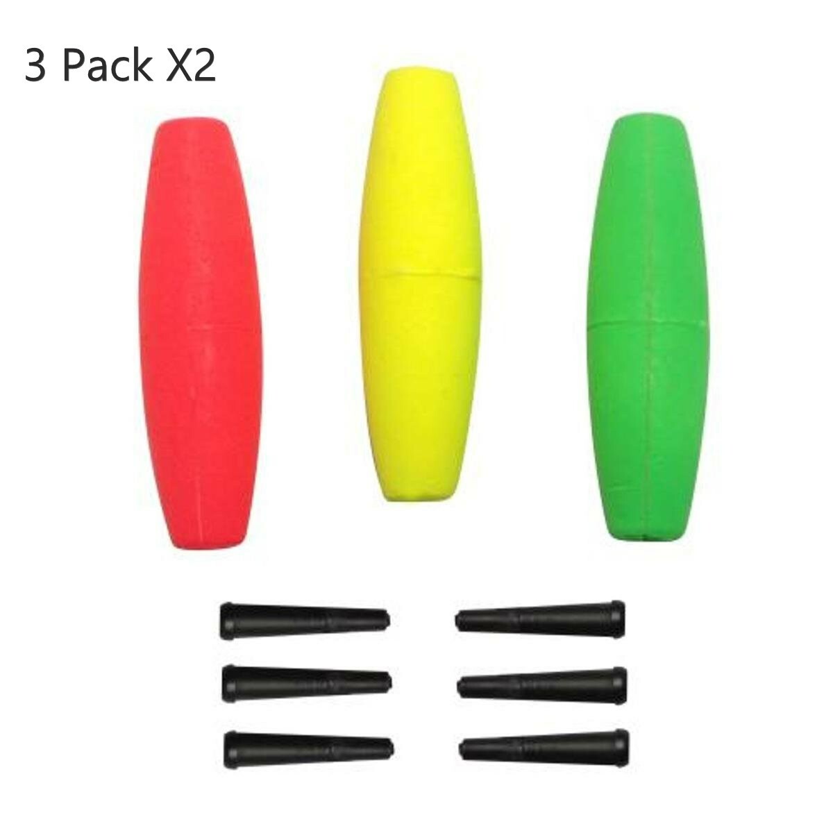 Leland Lures E-Z Crappie Float Fishing Equipment, 2.0"  (3 Pack X2)