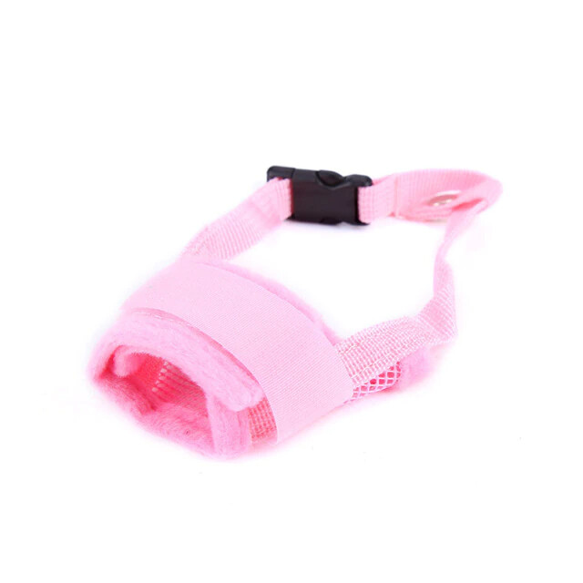5 Sizes Soft Mesh Muzzle Anti Bark Bite Chew Dog Muzzles Pet Accessories