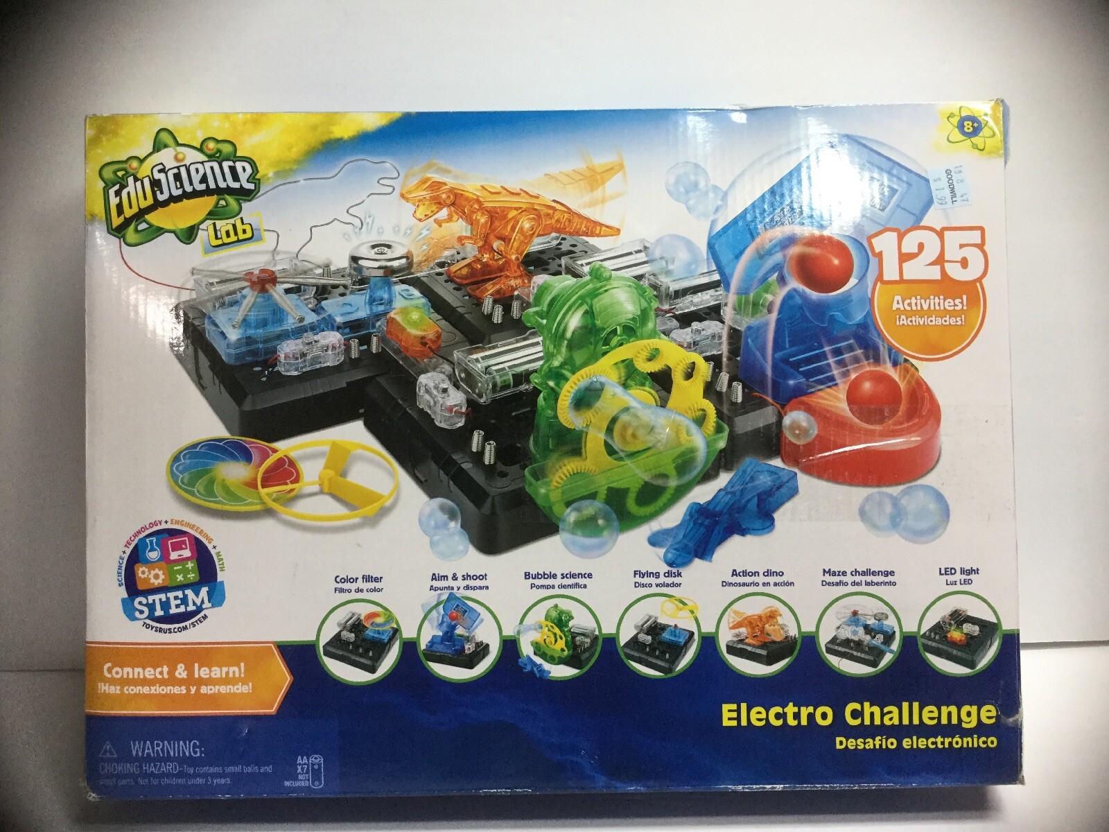 EduScience Lab Electro Challenge 125 Activities Science Kit Toy