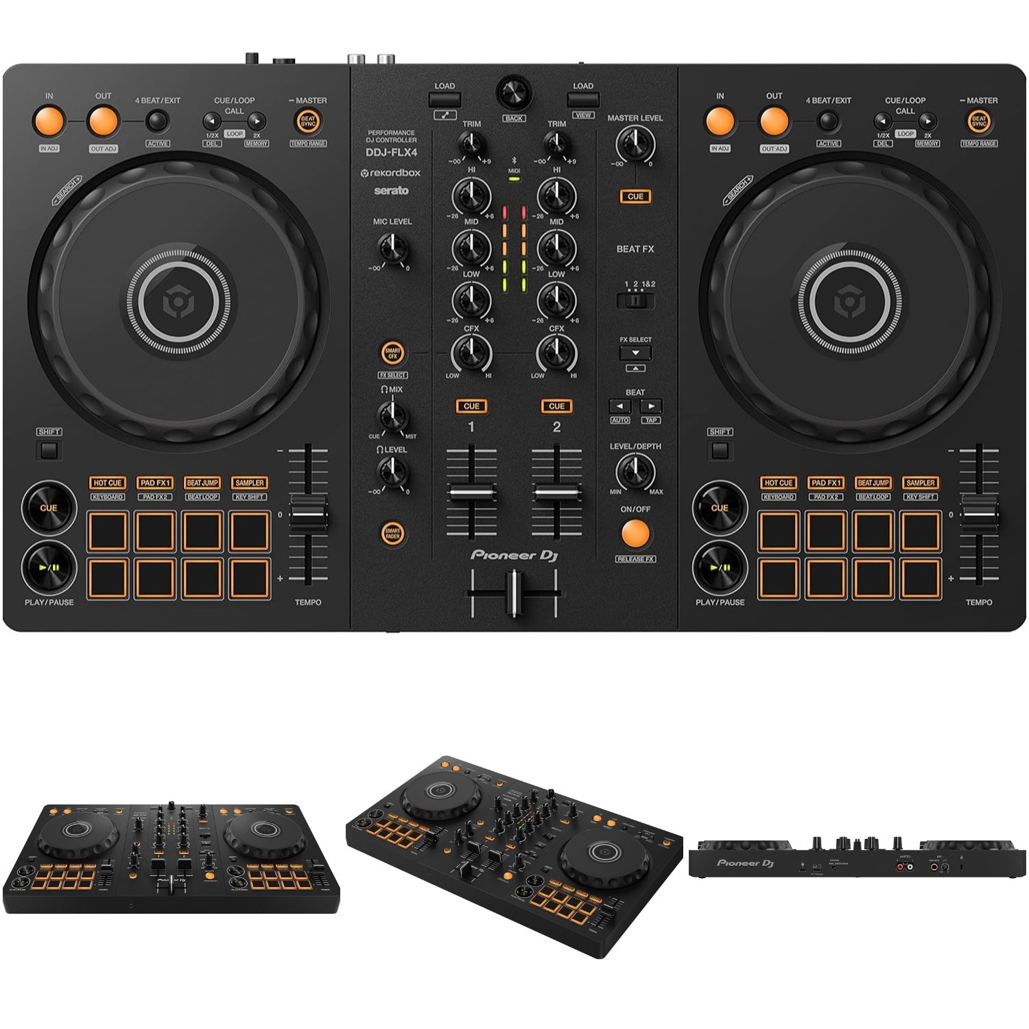 Smart Mixing DJ Controller Bluetooth Streaming Ready Portable