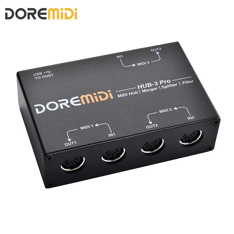 Elevate Your Music Setup: DOREMiDi MIDI HUB-3 Pro Connectivity Solution