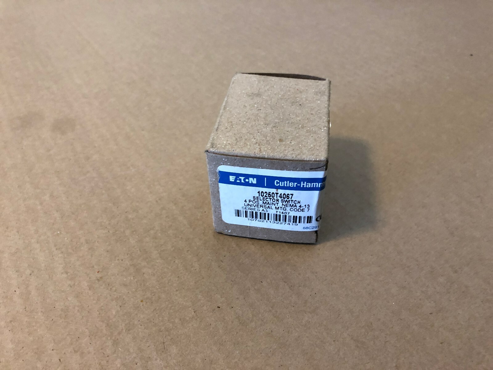 Switch, selector switch, Cutler-Hammer, 10250T4067