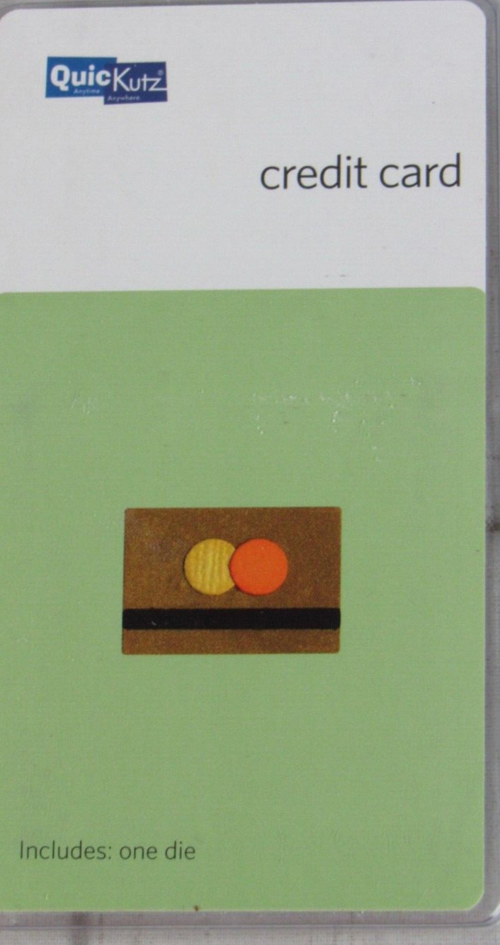 QuicKutz Credit Card 2x2, 1 Cutting Die Set RS-0408