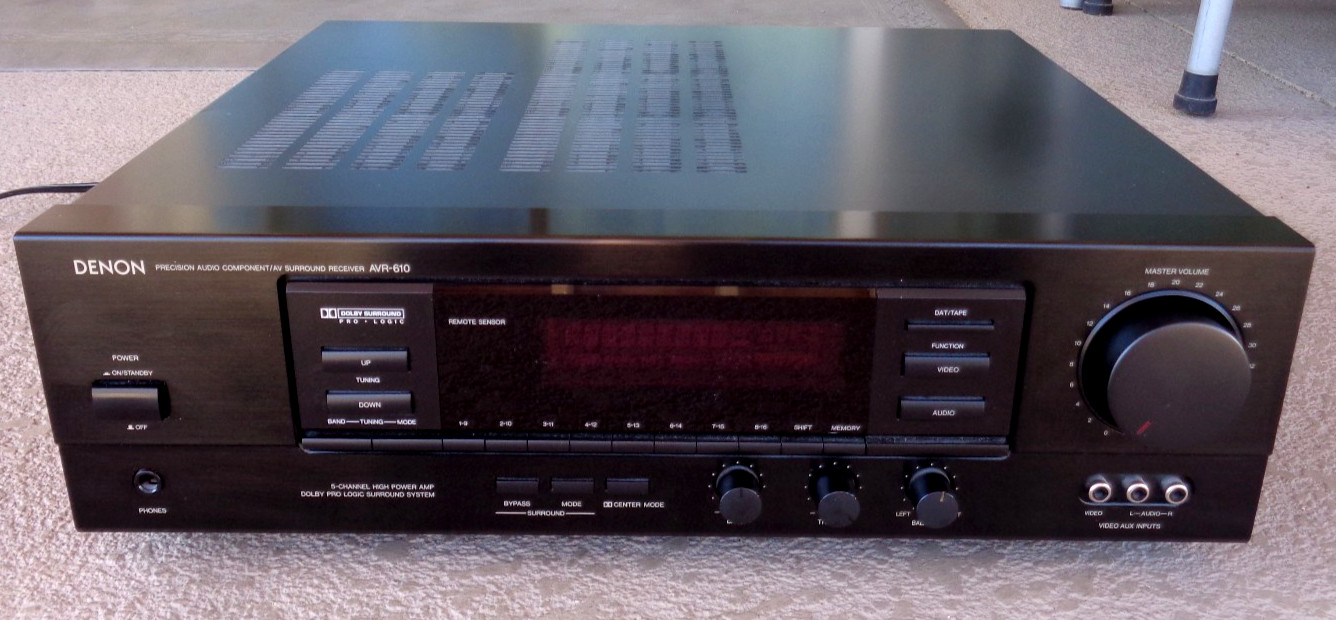 1997 DENON AVR-610 STEREO TUNER RECEIVER 75WPC TESTED WORKING CLEAN MIJ