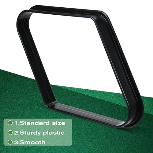 Black Billiards 9 Ball Pool Table Triangle Rack 9-Ball Diamond Pools Ball