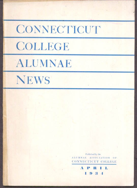 Connecticut College Alumnae News 4 1934