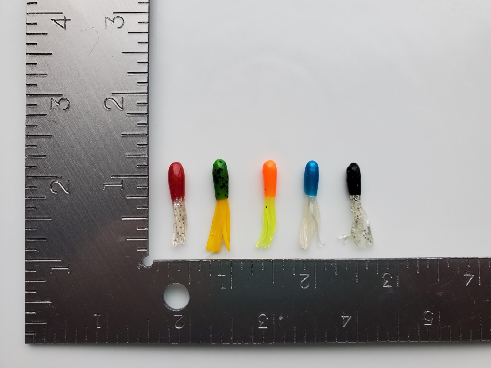 100 Count 1 inch Crappie Panfish Mini-Tubes Variety Pack - Angler's Oasis