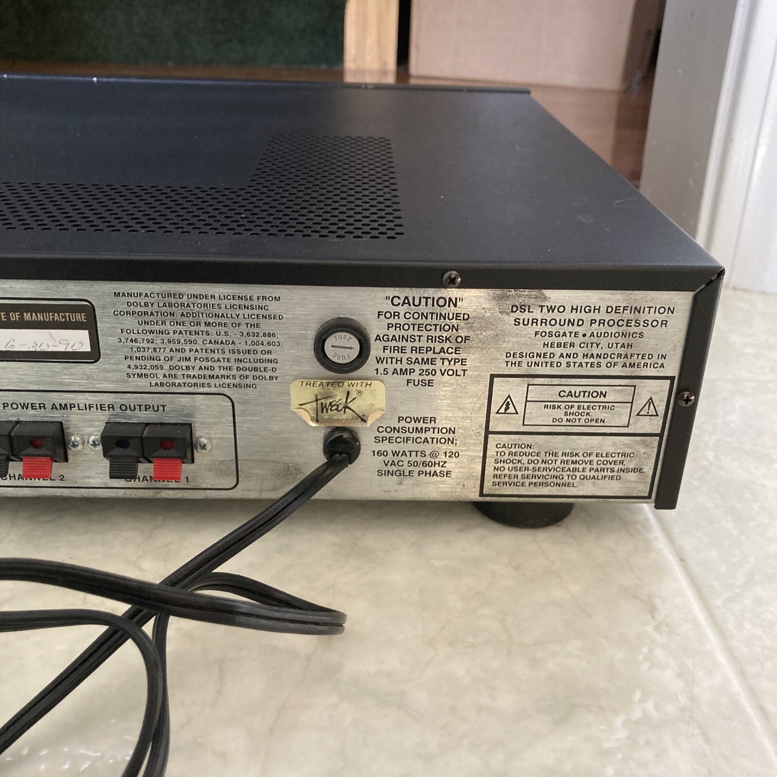 Fosgate Audionics Pro Plus Digital Servo Logic Surround Processor DSL Two DSL 2