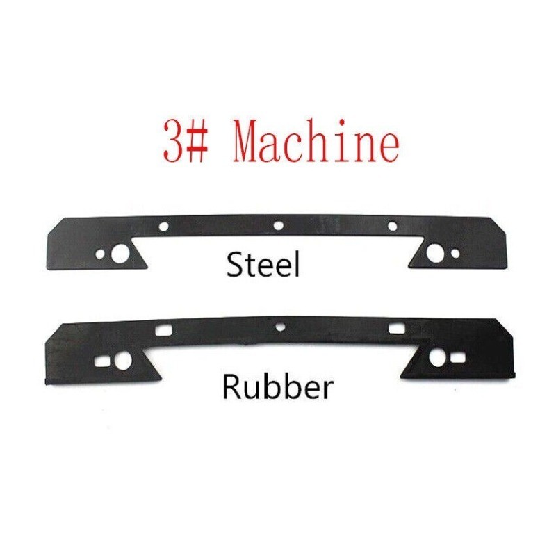 Milling Machine- Saddle Knee Wiper Plate Steel Rubber 346mm Mill Tool