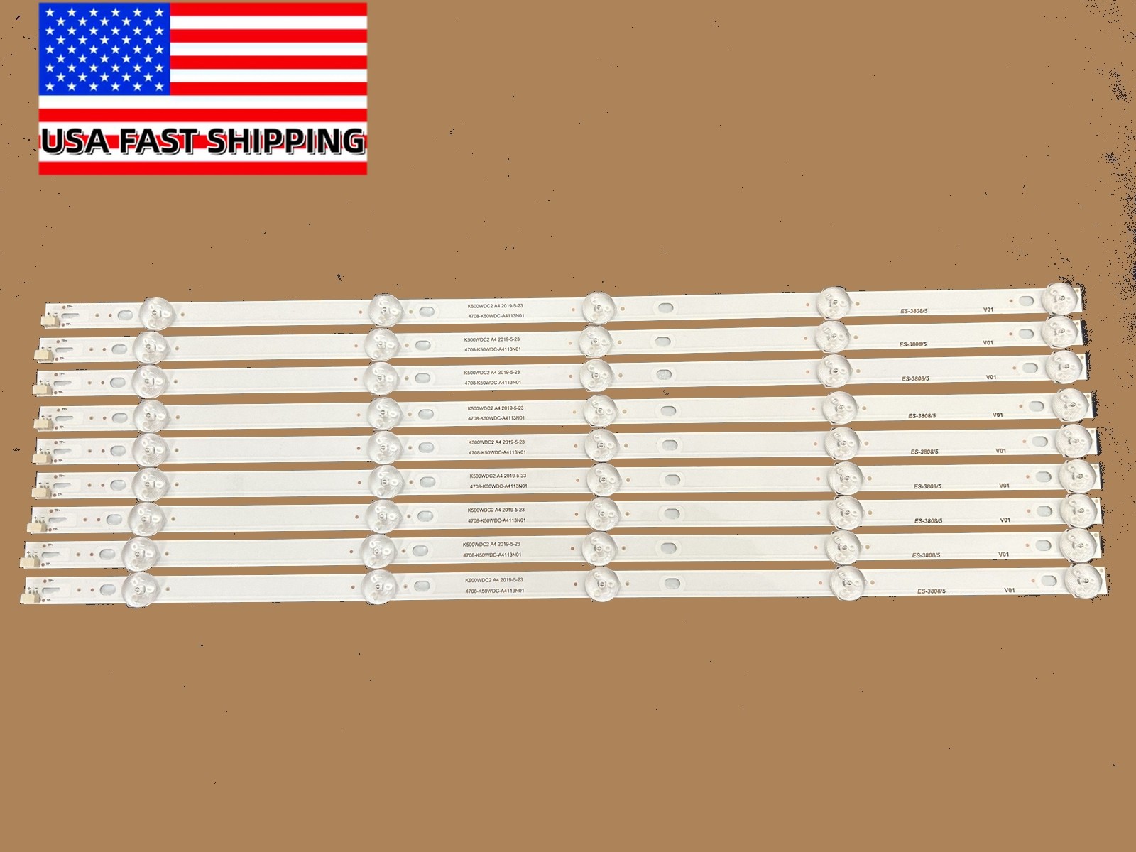 LED Backlight Bars 4708-K50WDC-A4113N01 For Toshiba 50LF621U21 PN50951-22C
