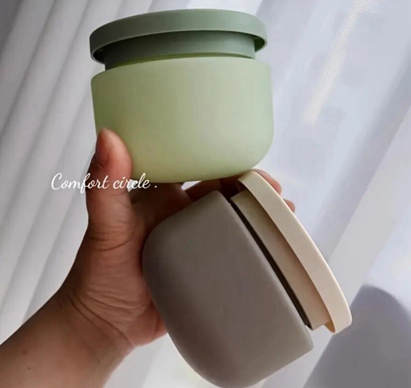 8.45oz Matte Travel Unscented  Cosmetic Jar. 2 Colors/1 piece each ( New)