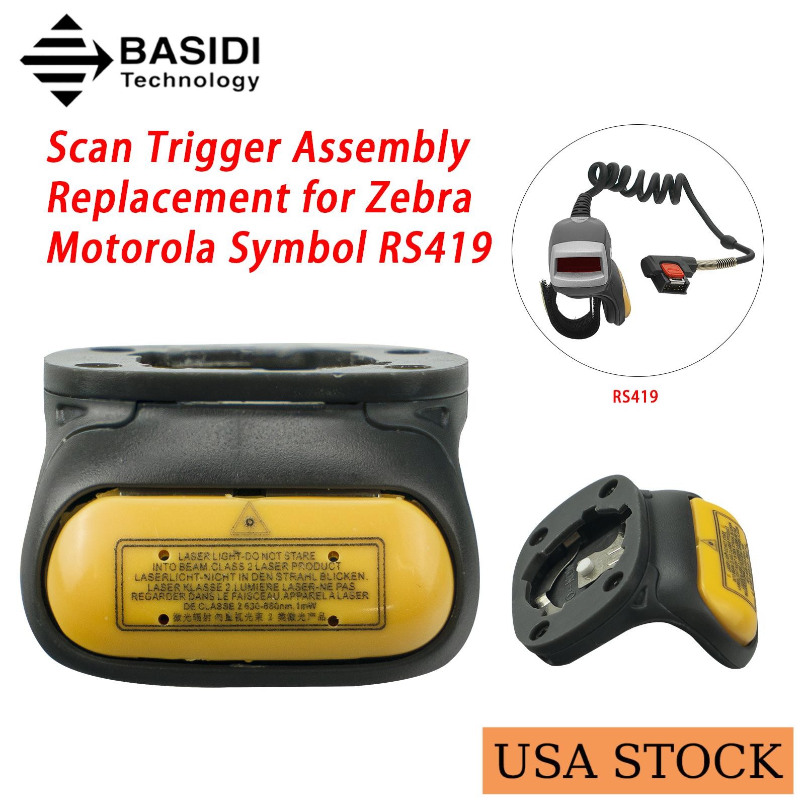 Scan Trigger with Plastic Assembly for Zebra RS419 RS409 RS4000 Scanner US STOCK