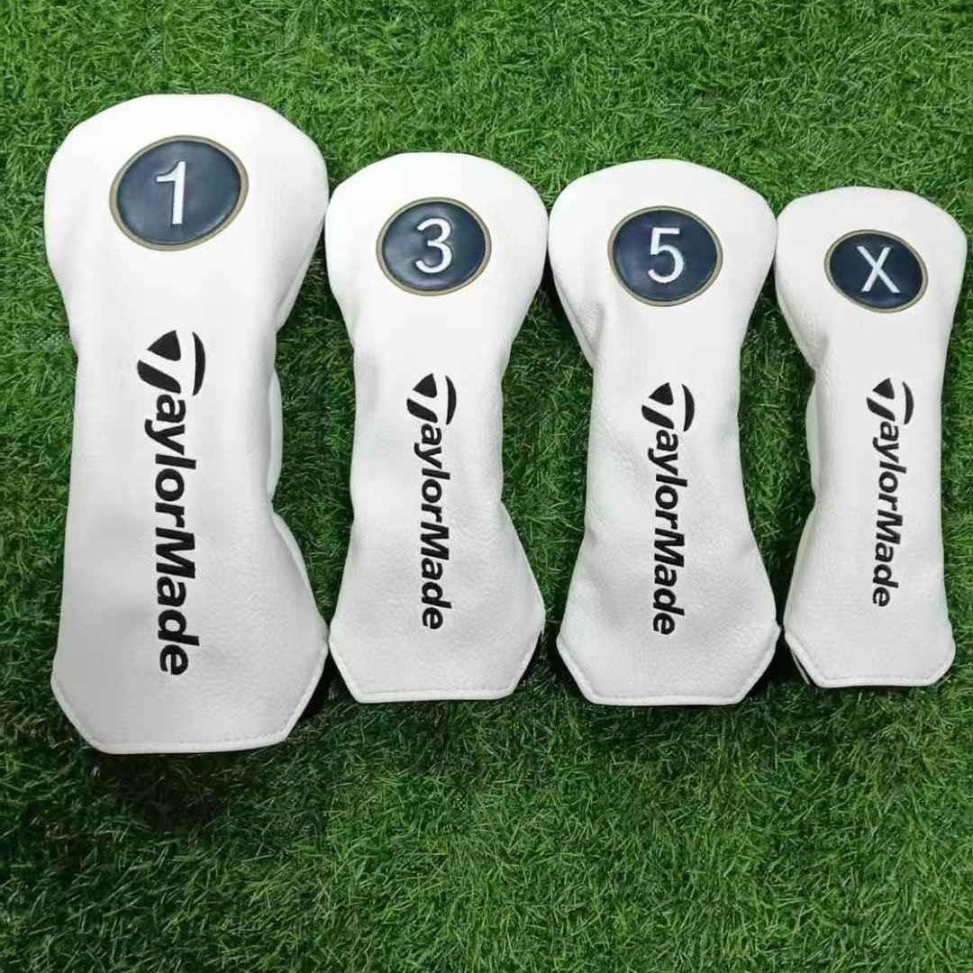 New Style White-Tay/lor/made Golf Driver Fairway Wood Hybrid Club Head Cover