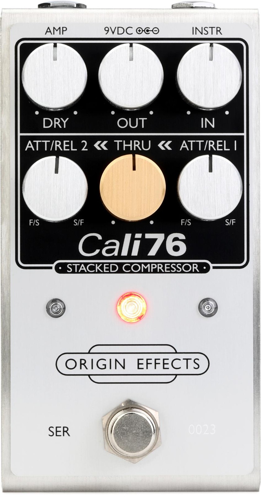 Origin Effects Cali76 Stacked Compressor Pedal - Silver