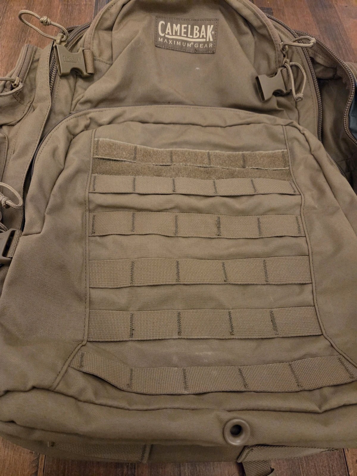 Camelbak Maximum Gear BFM Large Tactical Backpack Gray Hiking NO BLADDER EUC
