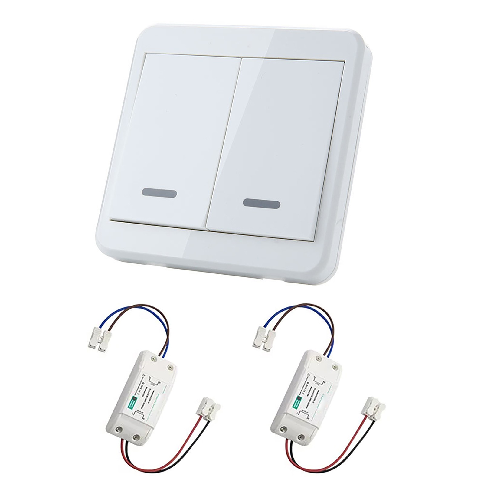 433MHz White Wireless Remote Control Light Switch Controller Accessories