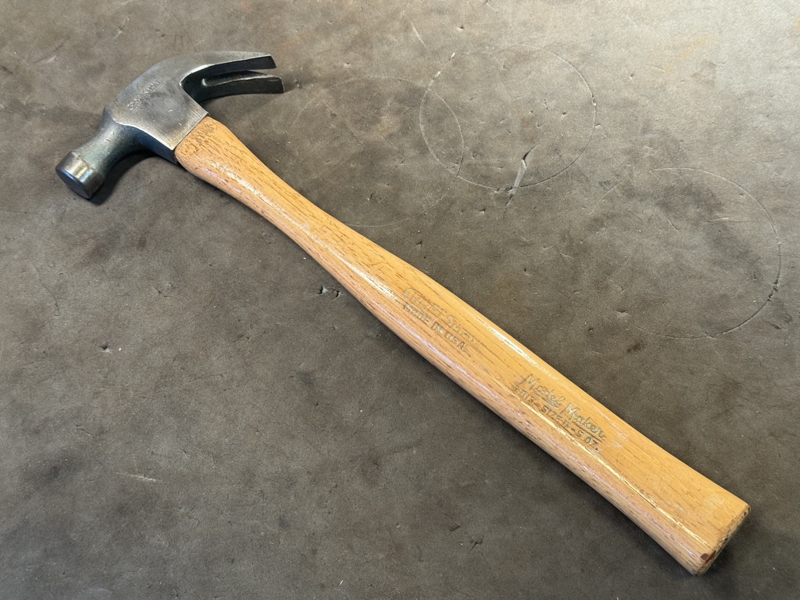 Craftsman Small Claw Hammer  Model Maker 3813 No.4 5 oz. USA