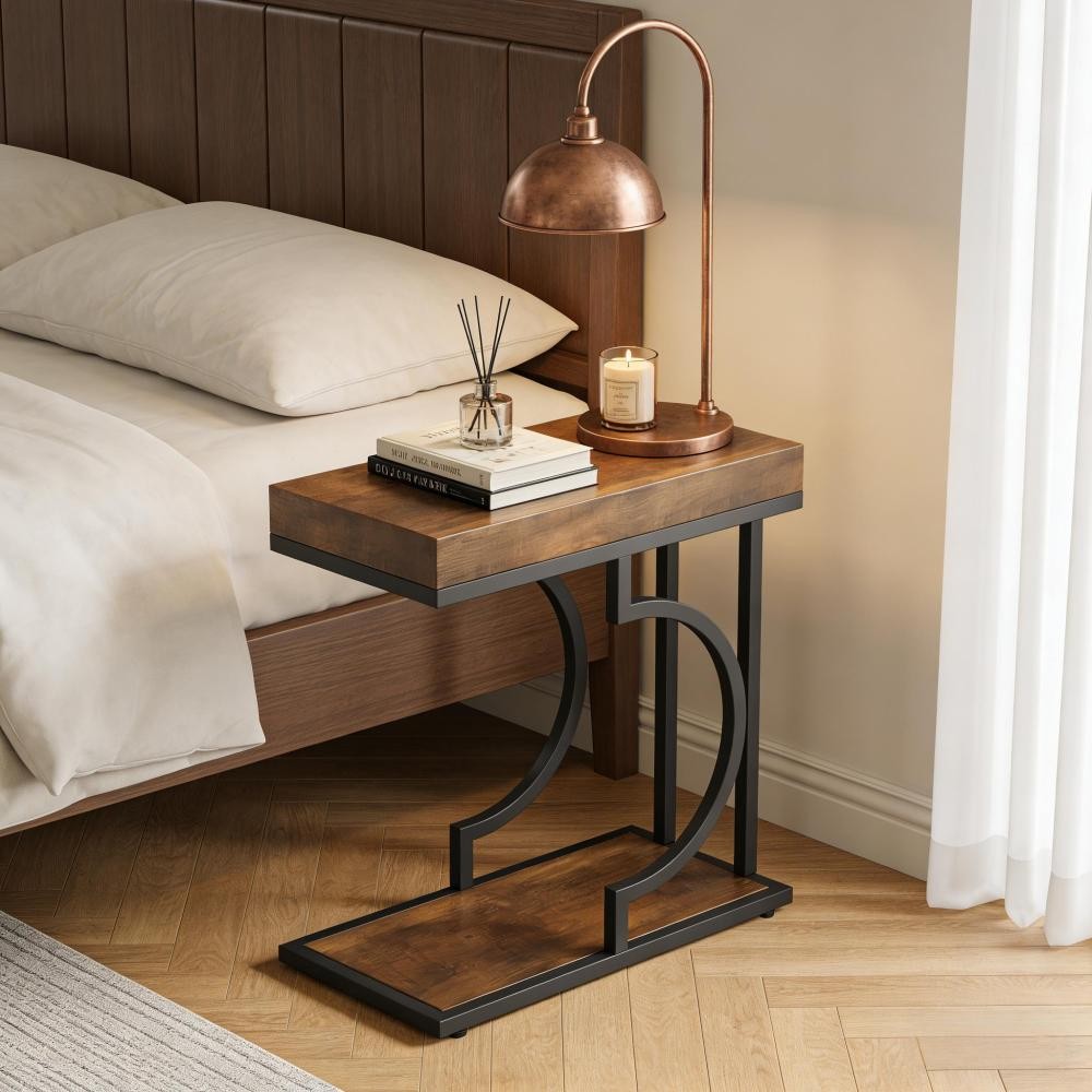 Compact Hall Table,Bedside Table,End Table for Living Room, Bed Room
