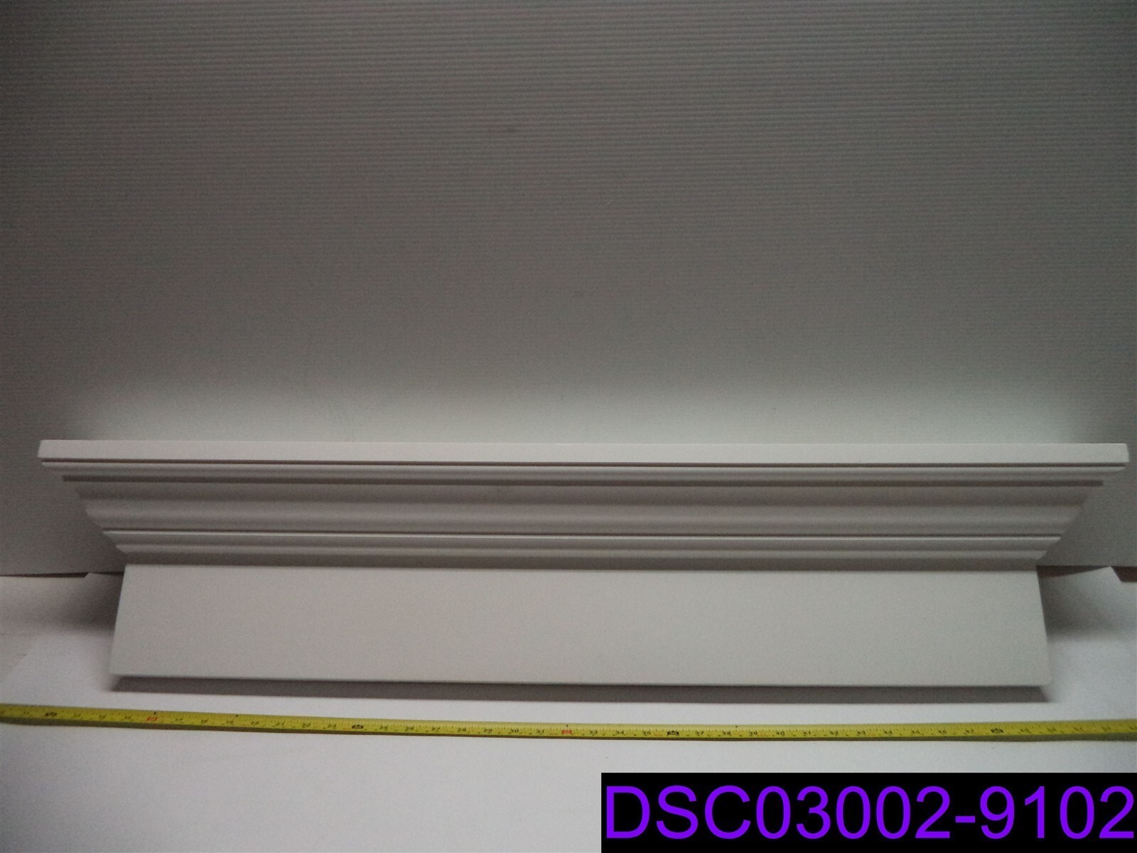 Fypon Polyurethane White Window Crosshead 37" x 9" x 4-1/2" P/N WCH37X9
