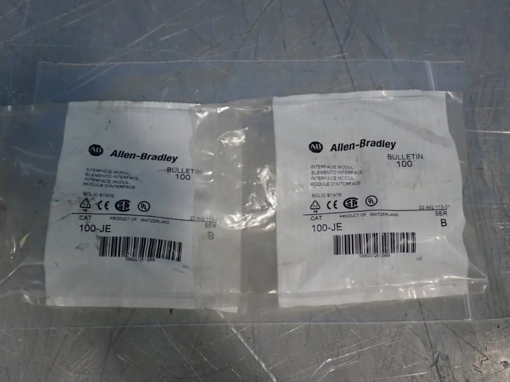 ALLEN BRADLEY INTERFACE MODULE 100-JE
