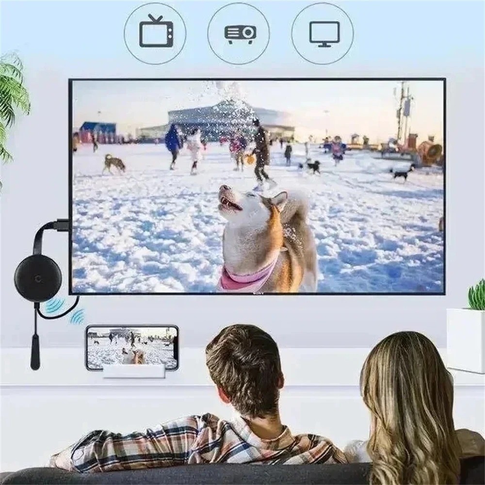 For Chromecast Google Wireless HDMI-Compatible HD Display Media Streaming Video