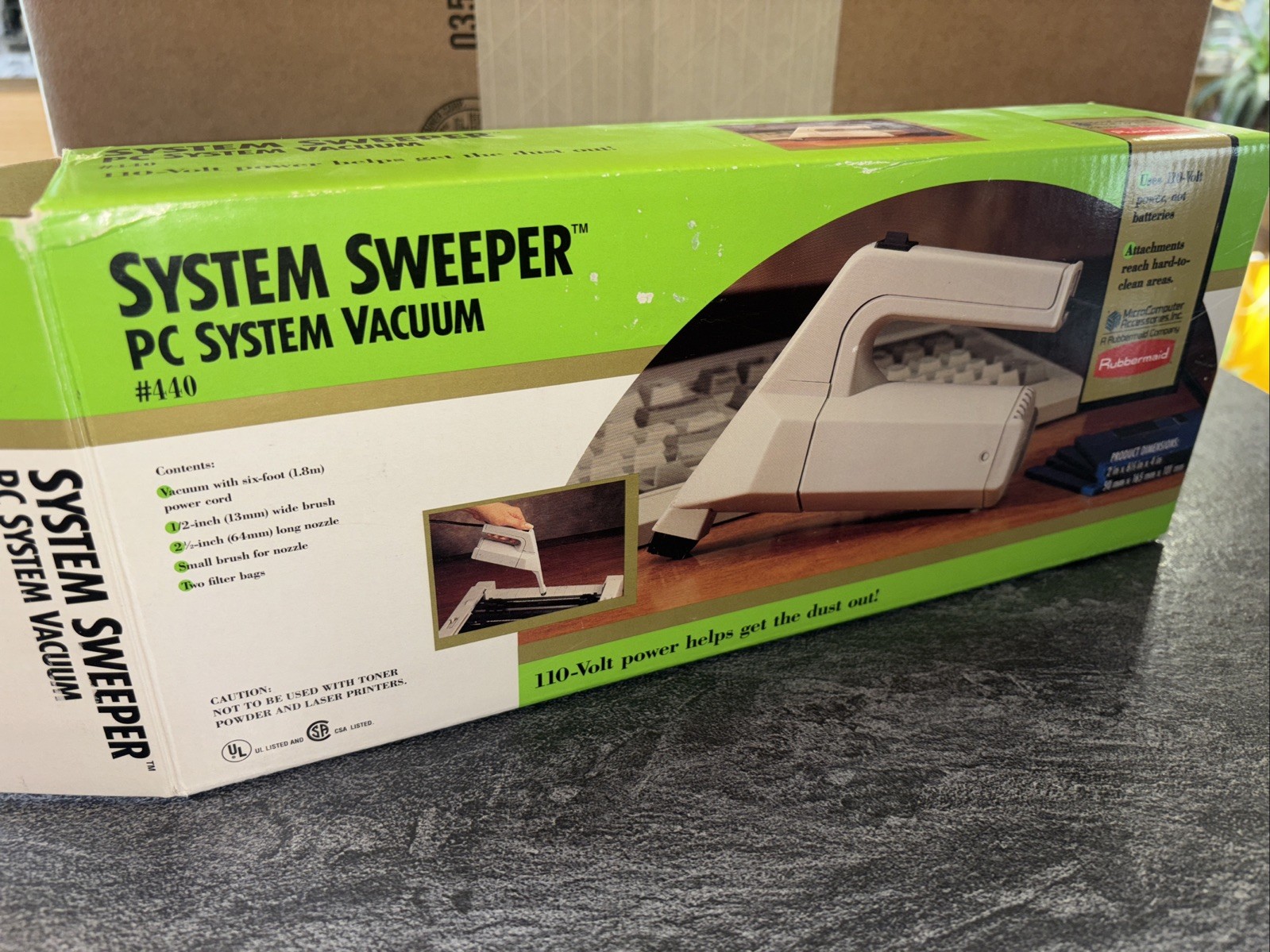 Vintage 1988 PC System Vacuum Sweeper #440 Micro Computer Acc. New! LOC O