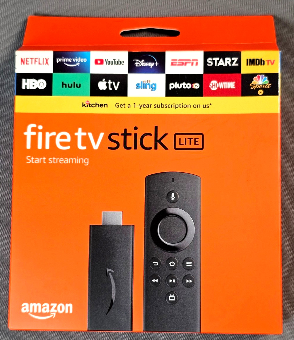 Amazon Fire TV Stick Lite HD Media Streamer with Alexa Voice Remote Lite SEALED