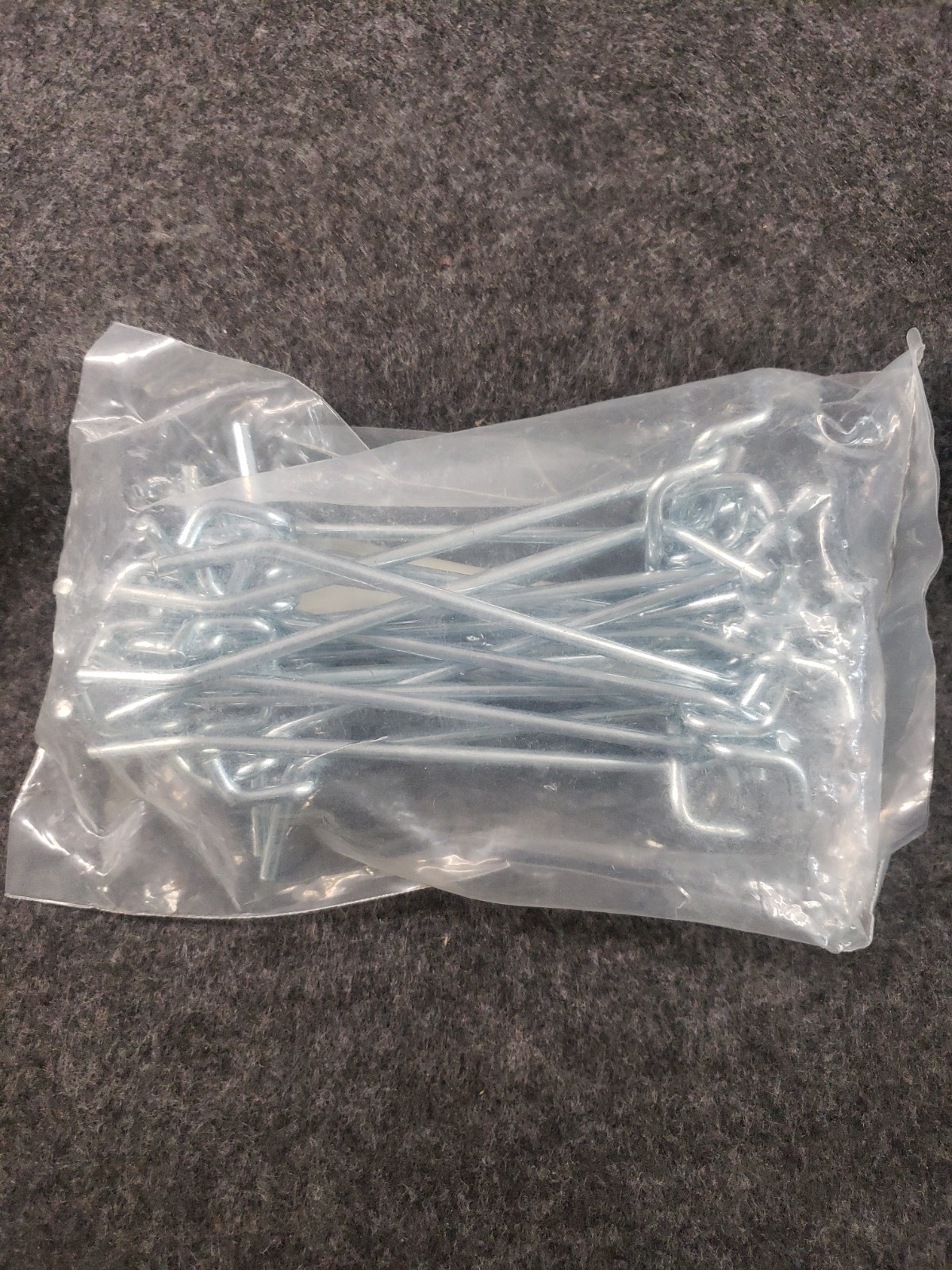 Peg Board 4" Straight Hook - Pegboard Hook - 15 pack ..... (C15B1)