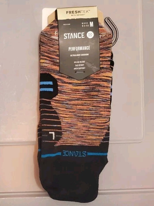 Men's Stance Performance FreshTek Cautionary Tab Socks - MED 6 - 8.5