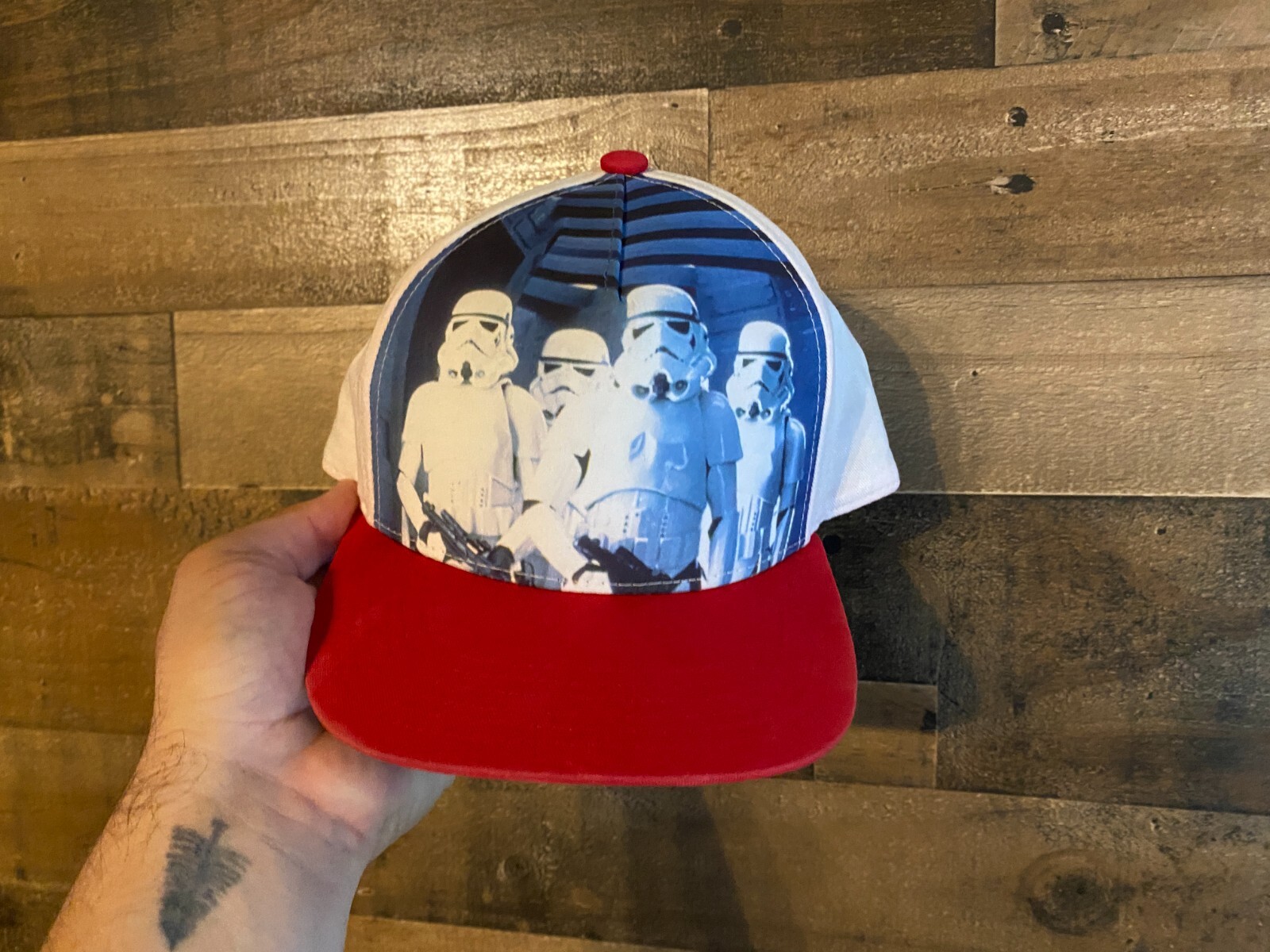Star Wars White Stormtroopers Snapback Hat Kids Lucas Film Movie Youth Cap Boys