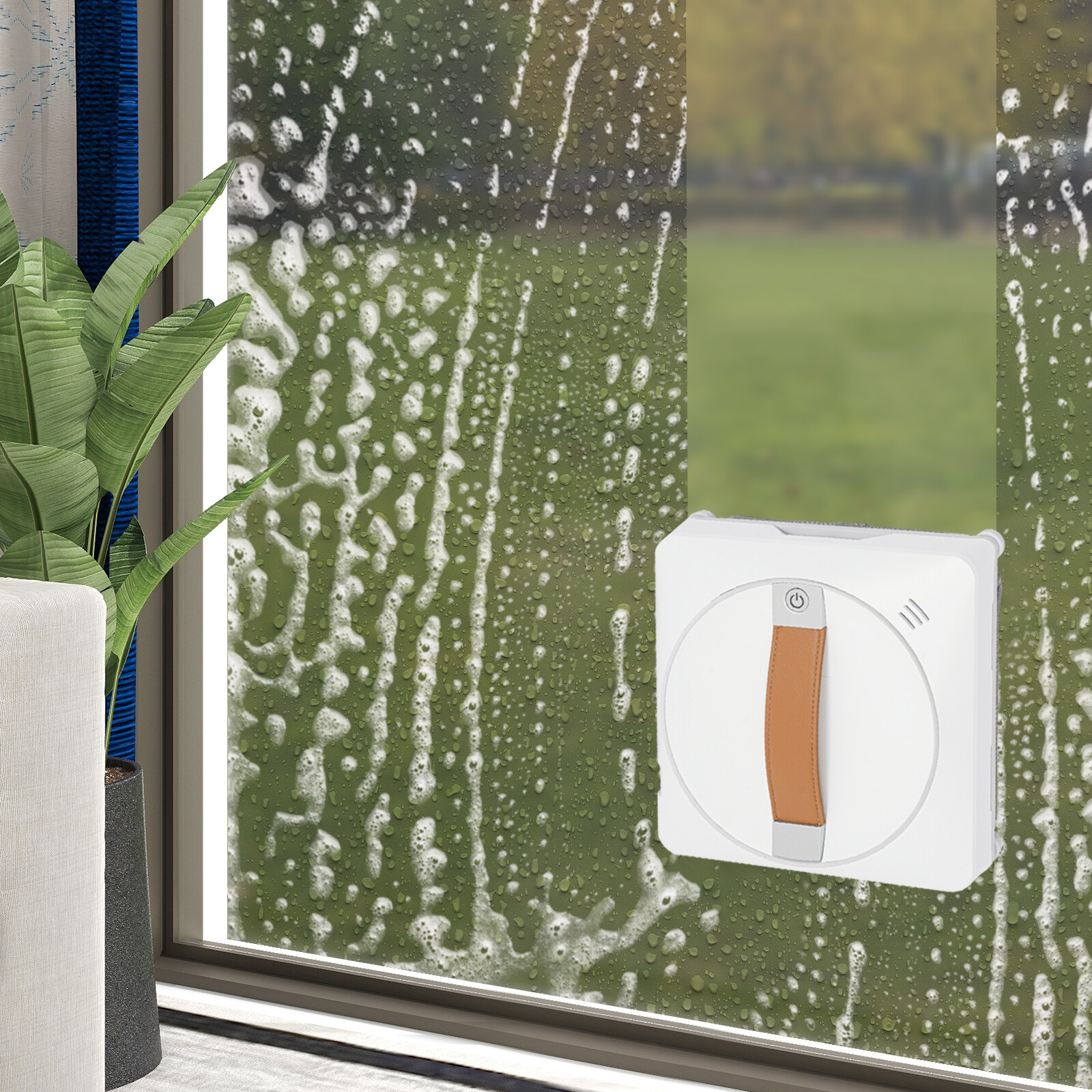 2-Way Spray Smart Glass Cleaning Machine Window Cleaner Robot & Remote Control
