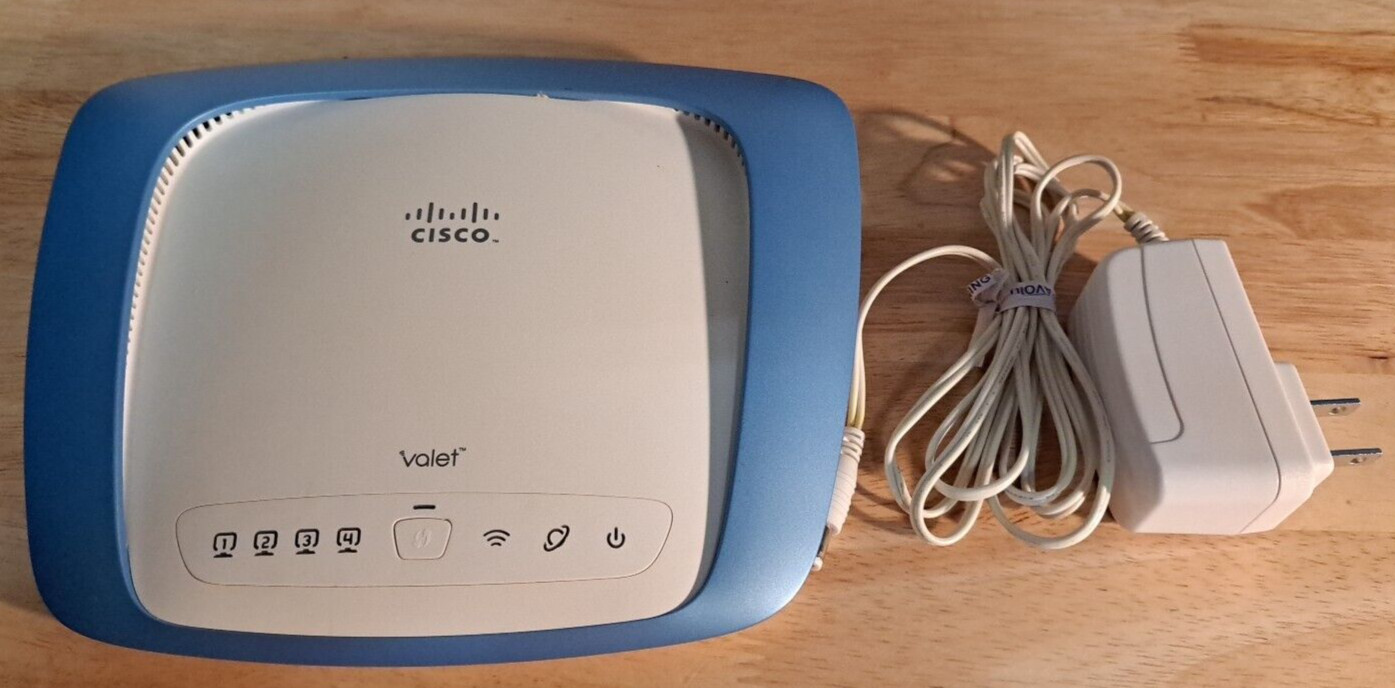 Cisco Linksys M10 Valet 802.11 b/g/n 300 Mbs Wi-Fi Router 4x Ethernet