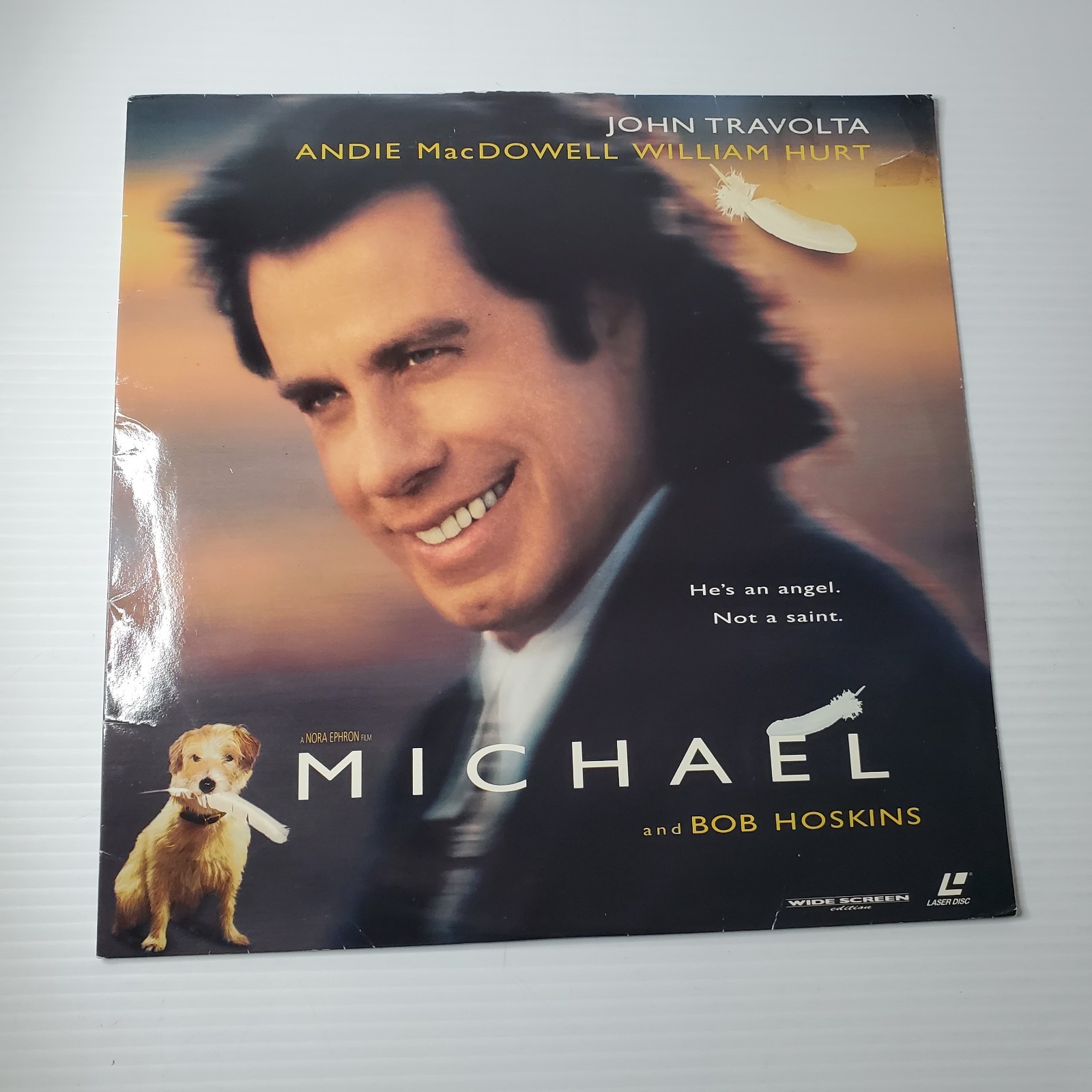 Michael And Bob Hoskins Laserdisc John Travolta Widescreen Warner Home Video