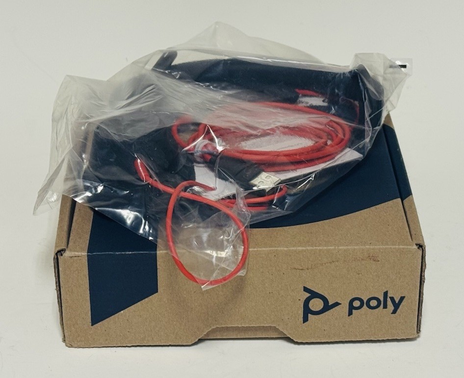 Poly Blackwire 3310 Monaural Microsoft Teams USB-C Headset +USB-C/A - New