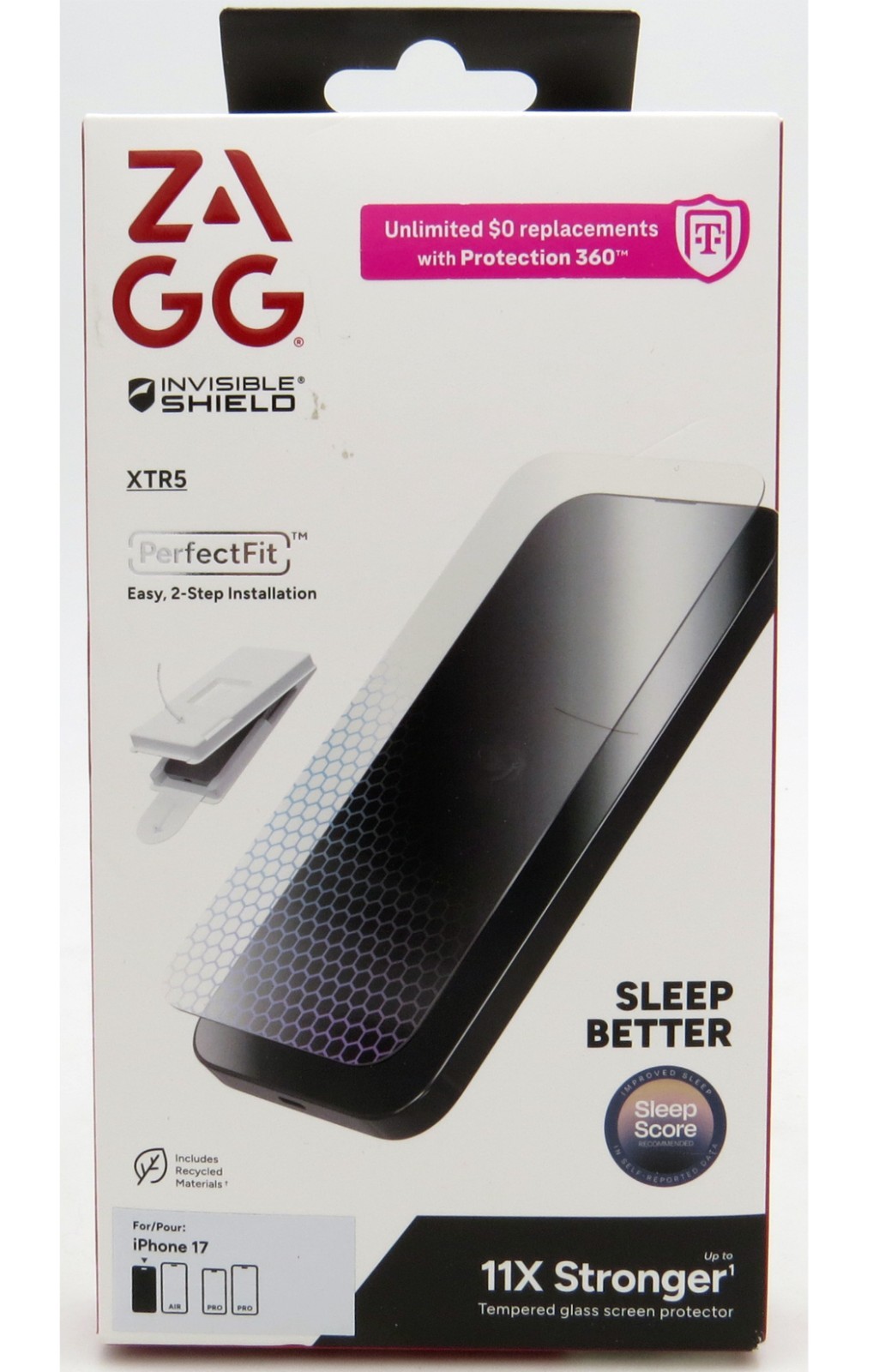 ZAGG InvisibleShield XTR5 Screen Protector For Apple iPhone 17 - New