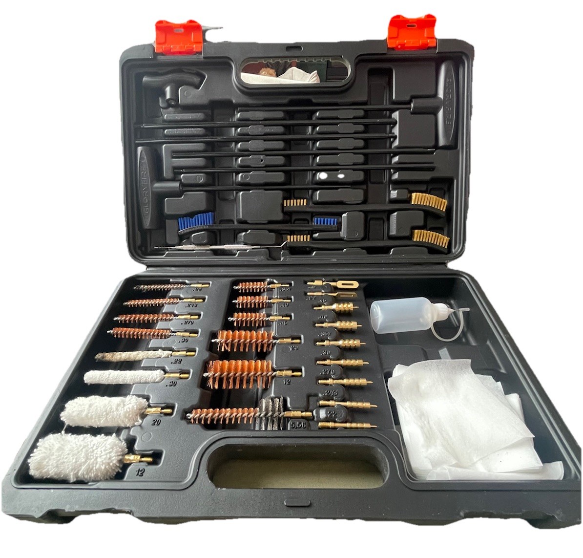 GLORYFIRE Universal Gun Cleaning Kit with Durable Plastic Case - Great Condition