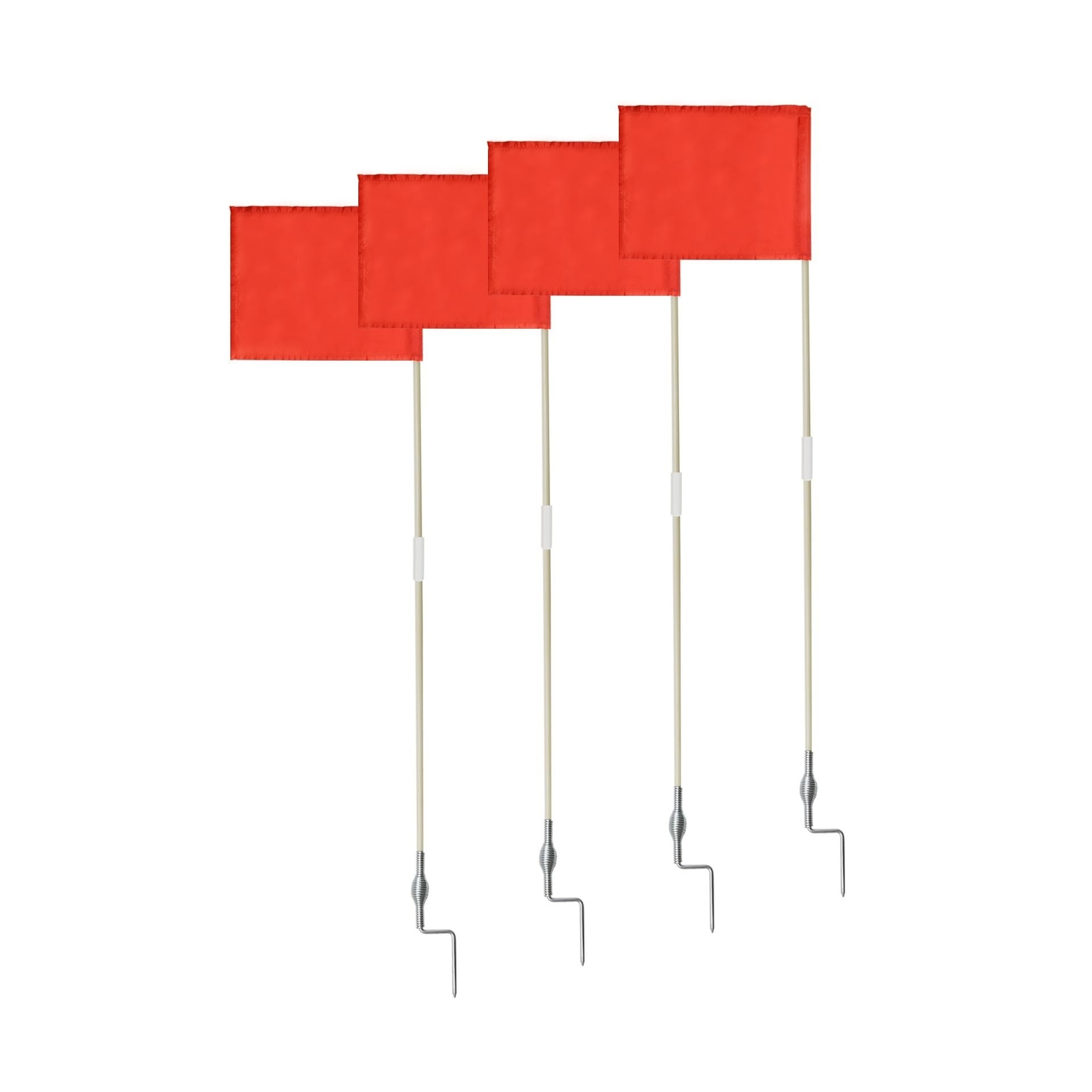 Soccer Corner Flags Set of 4, 67-Inch Portable Soccer Agility Poles & Footbal...